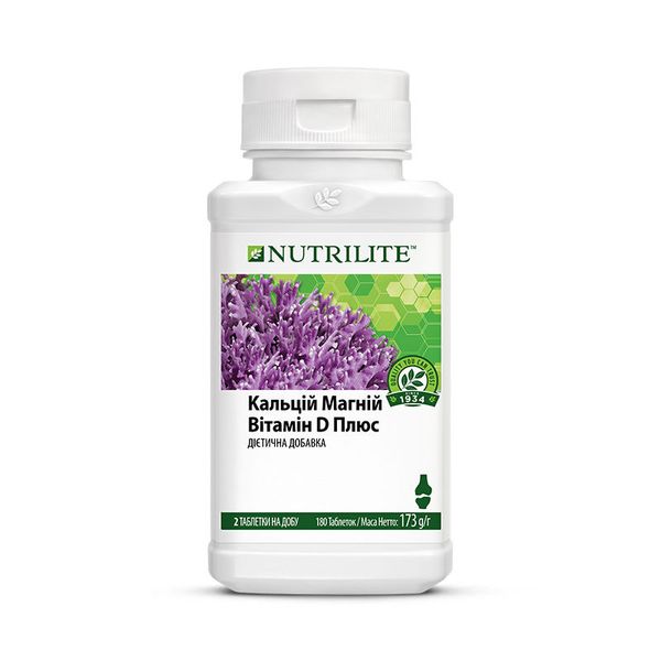 Nutrilite™ Кальцій Магній вітамін D плюс, 180 таб. 432958 фото