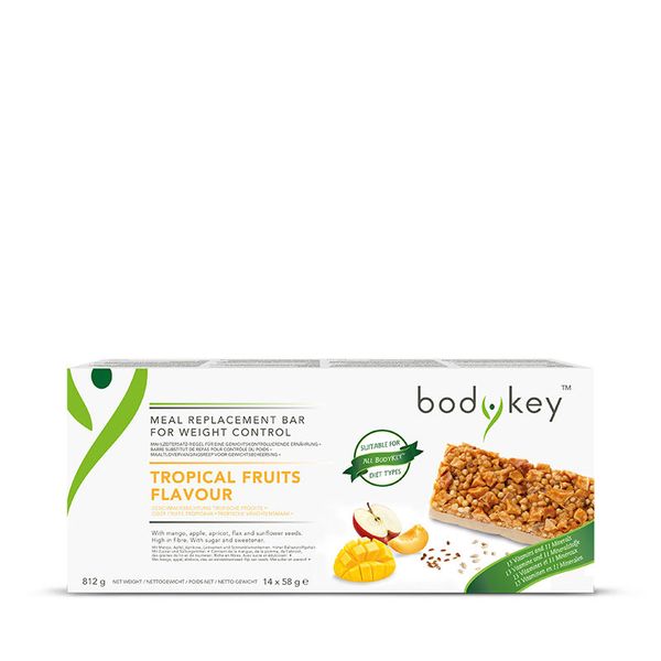 bodykey від Nutrilite™ Батончик для заміни прийомів їжі зі смаком тропічних фруктів 432979 фото